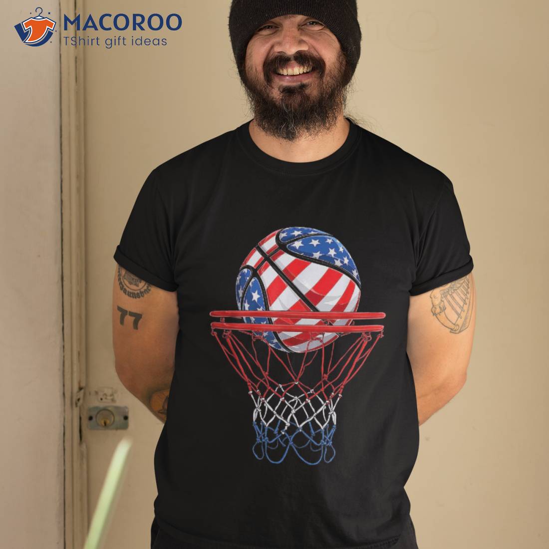 4th Of July American Patriotic Basketball Us Flag Boys Shirt