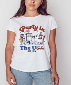 4th of July ER Nurse Party In The USA Emergency Room Crew 2023 T-Shirt