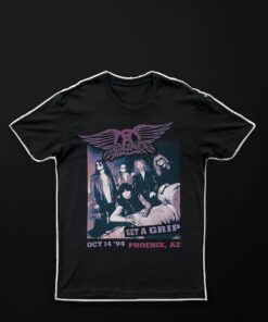 Aerosmith Get A Grip Black Shirts