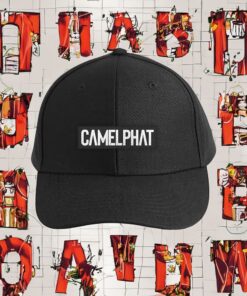 CamelPhat Logo Black Baseball Caps