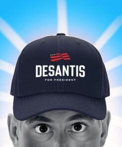 DeSantis for President Navy Structured Adjustable Hats