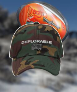 Deplorable Embroidered Camo Dad Hat Cap