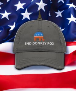 End Donkey Pox Hats, The Disease Destroying America Funny Anti Biden