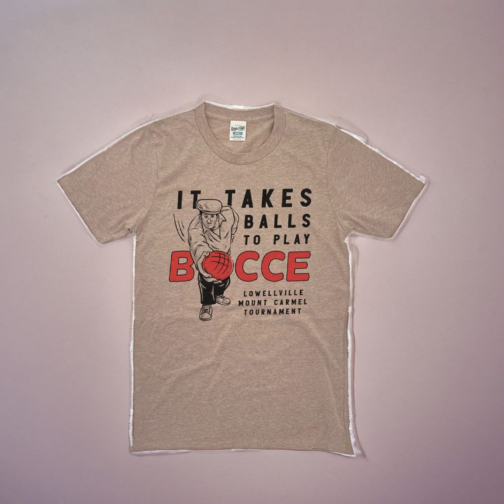 It Takes Balls to Play Bocce T Shirt Youngstown