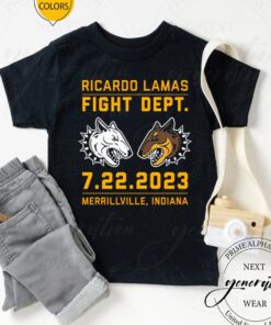 Ricardo Lamas Fight Dept 7 22 2023 Merrillville Indiana tshirts