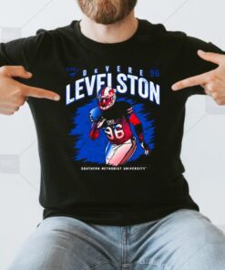 SMU Mustangs DeVere Levelston 2023 NCAA Football shirt