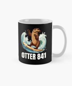 Surfing Otter 841 California Sea Otter 841 Mug