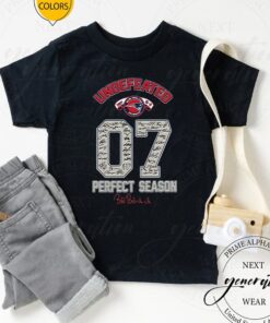 Undefeated 07 Perfect Season New England Patriots 2023 T Shirt