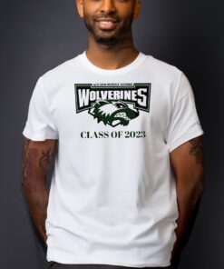 Wilson Middle School Wolverimes class of 2023 logo shirts