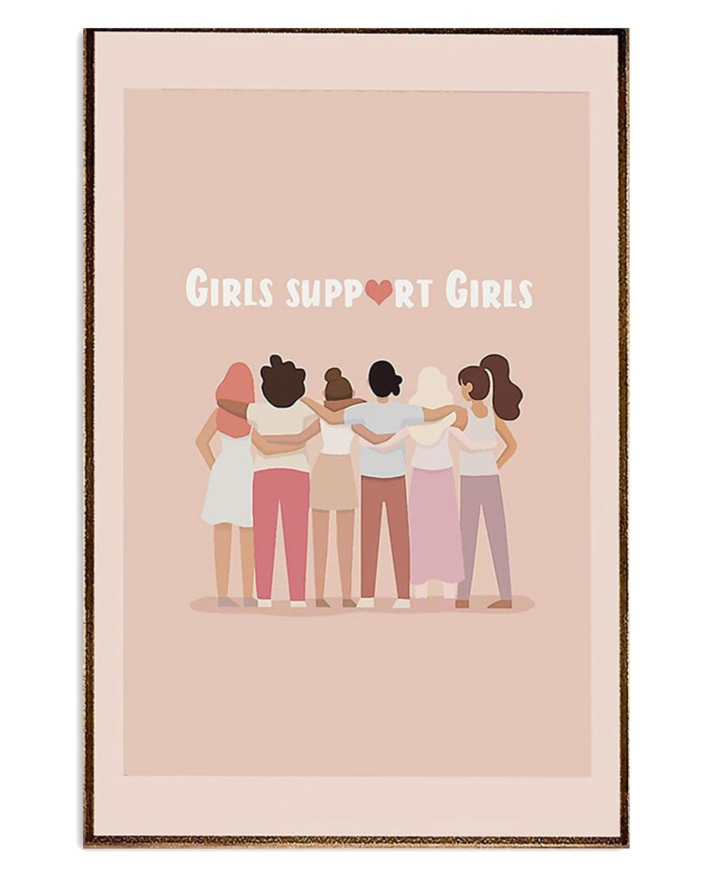 African American Afro Different Colors Black Girl Poster