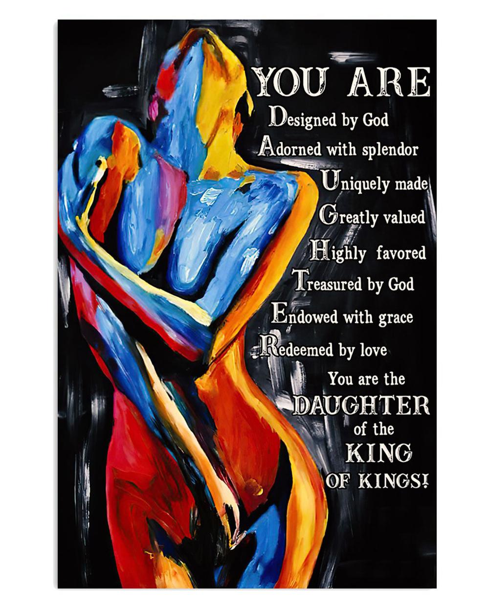 African American Afro Juneteenth Day Daughter Of The King Poster
