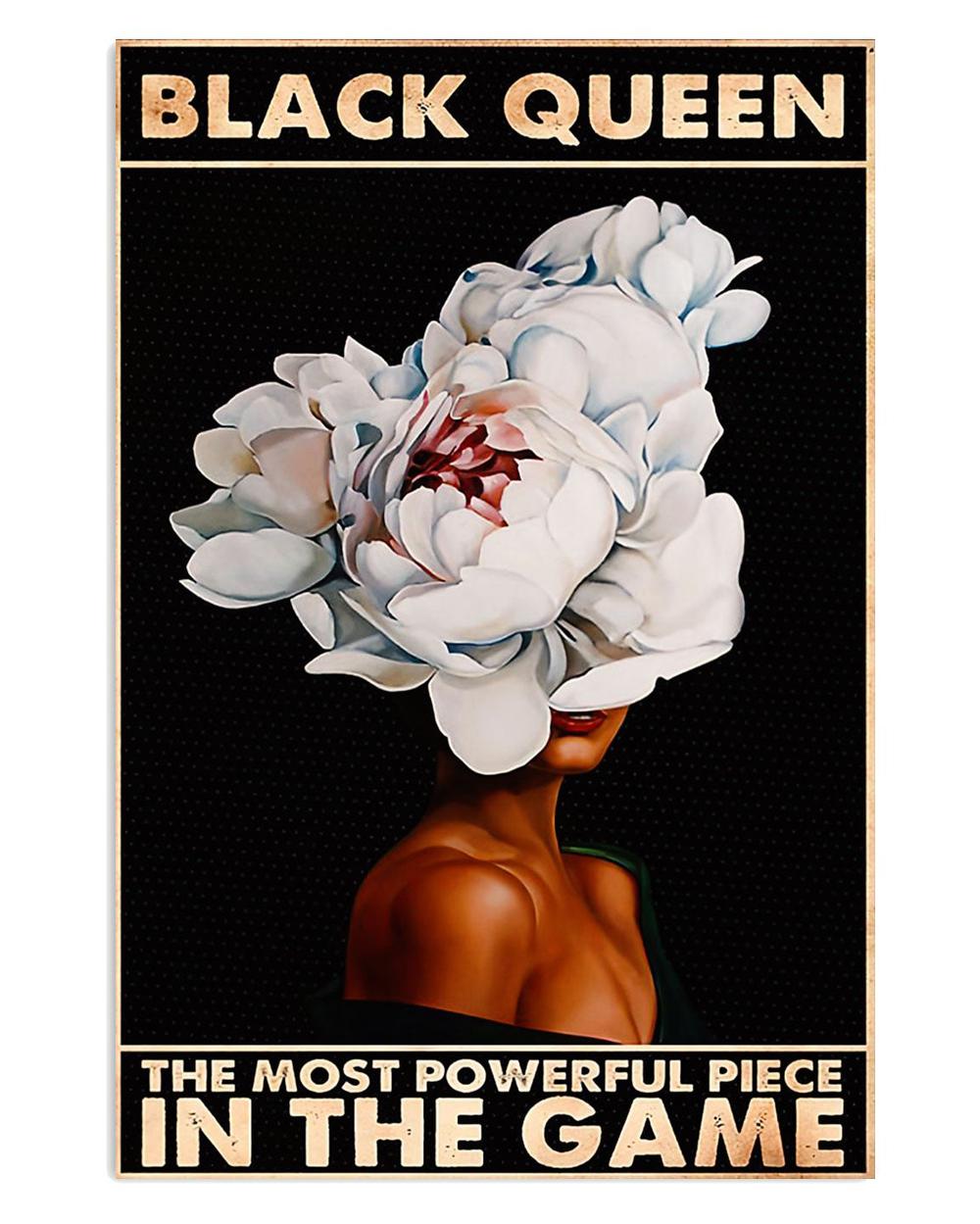 African American Afro Juneteenth Day Vintage Black Queen Poster