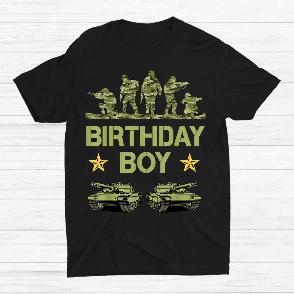Army Birthday Decorations Military Camo Birthday Boy Army Shirt