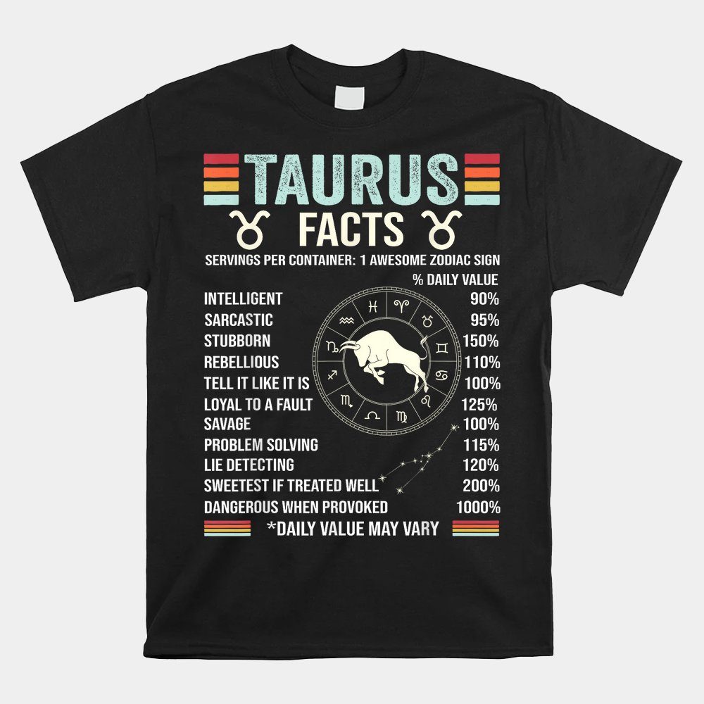 Astrology Zodiac Sign April Or May Birthday Taurus Shirt