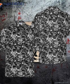 Auto Mechanic Seamless Pattern Hawaiian Shirt