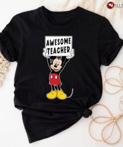Awesome Teacher Mickey Mouse Disney T-Shirt