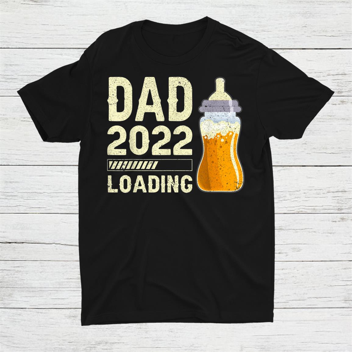 Baby Bottle For Expectant Dad 2022 Baby Announcement 2022 Shirt
