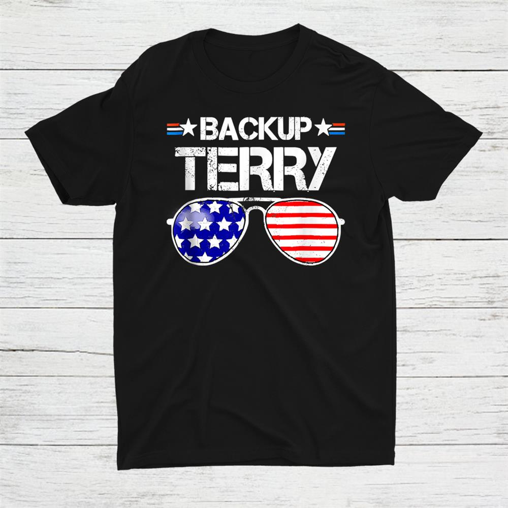 Back Up Terry 4th Of July Sunglasses American Flag Usa Shirt