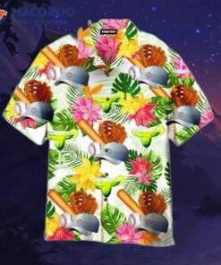 Baseball Tropical Hawaiian Shirts