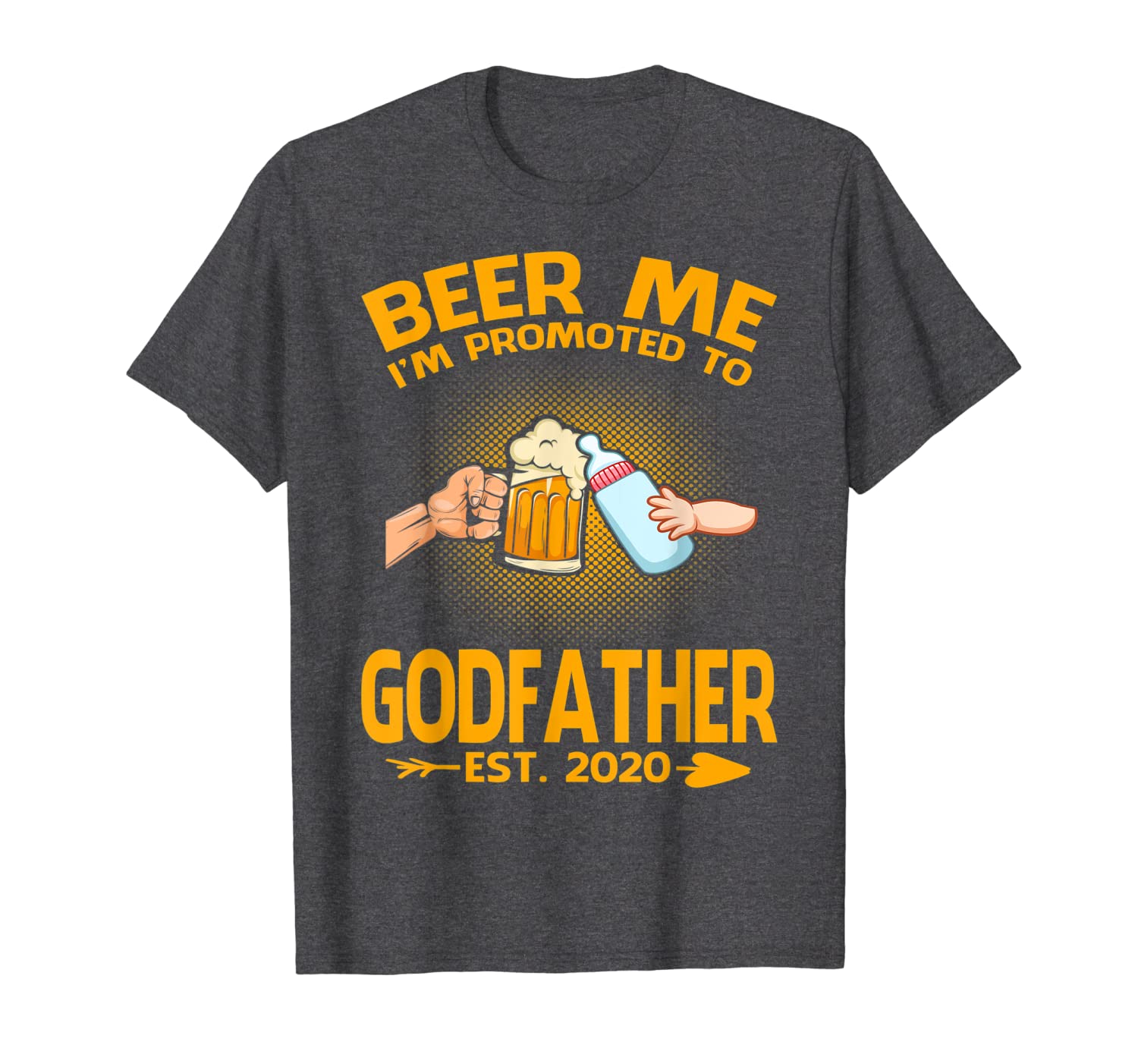 Beer Me Im Promoted To Godfather Est 2020 T-Shirt Hoodies