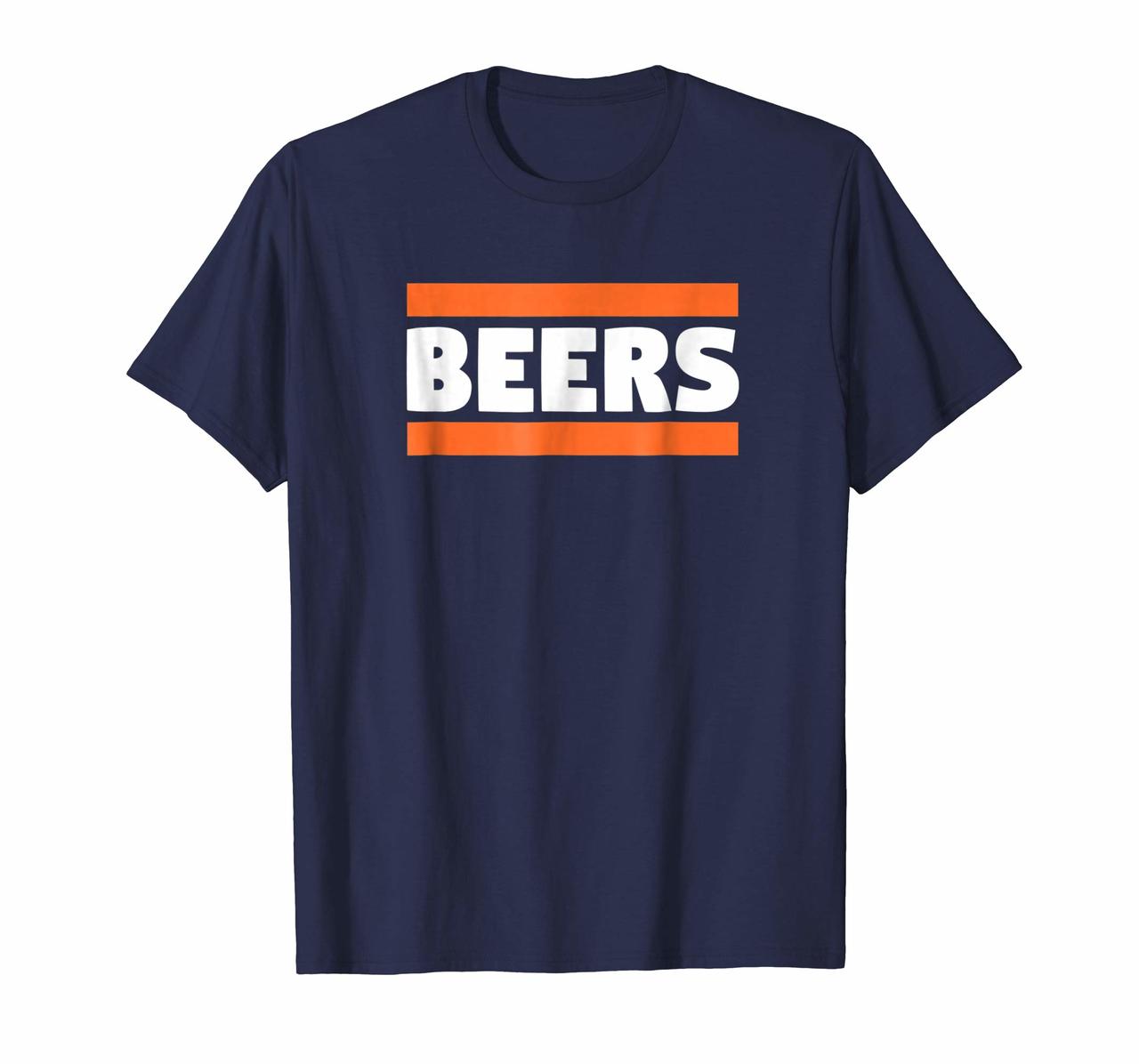 BEERS Blue and Orange Funny Party T Shirt Hoodies