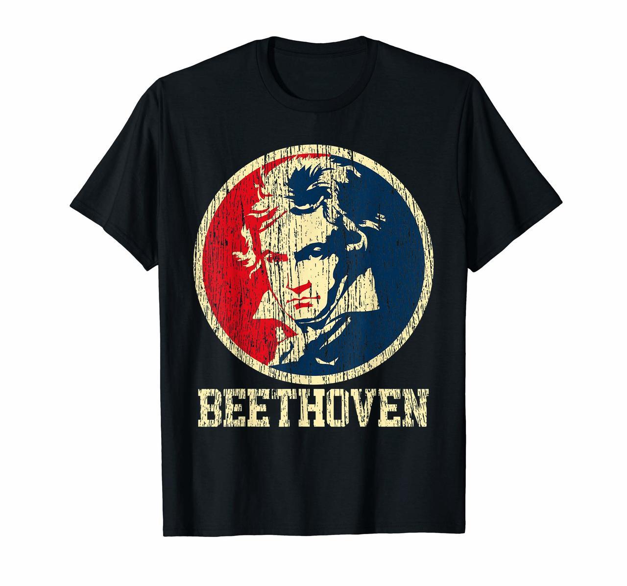 Beethoven T-Shirt Vintage Classical Composer Ludwig Van Tee Hoodies