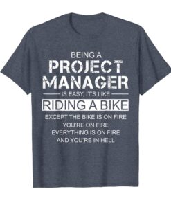 Being A Project Manager Is Easy Like Riding A Bike Hoodies
