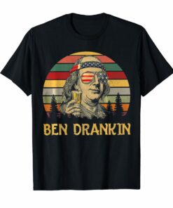 Ben Drankin 4th of July Vintage T-Shirt Hoodies