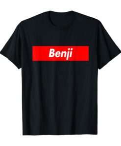 Benji Name Red Box Logo Family Reunion Funny T-Shirt Hoodies