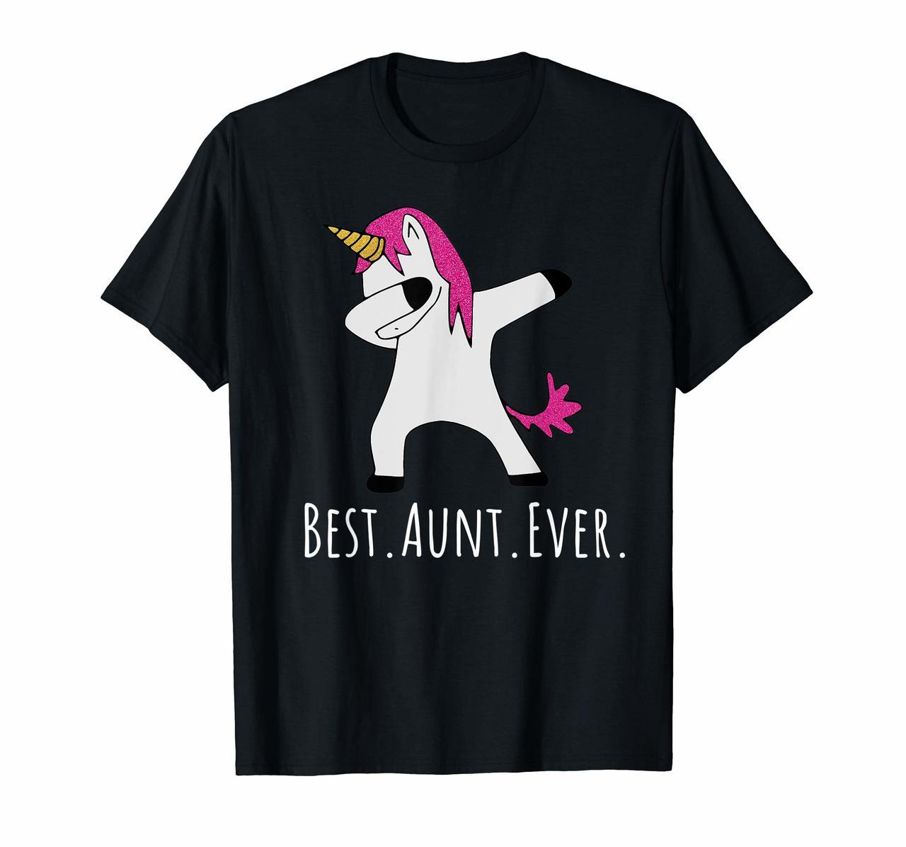 Best Aunt Ever Dabbing Unicorn T-Shirt Hoodies