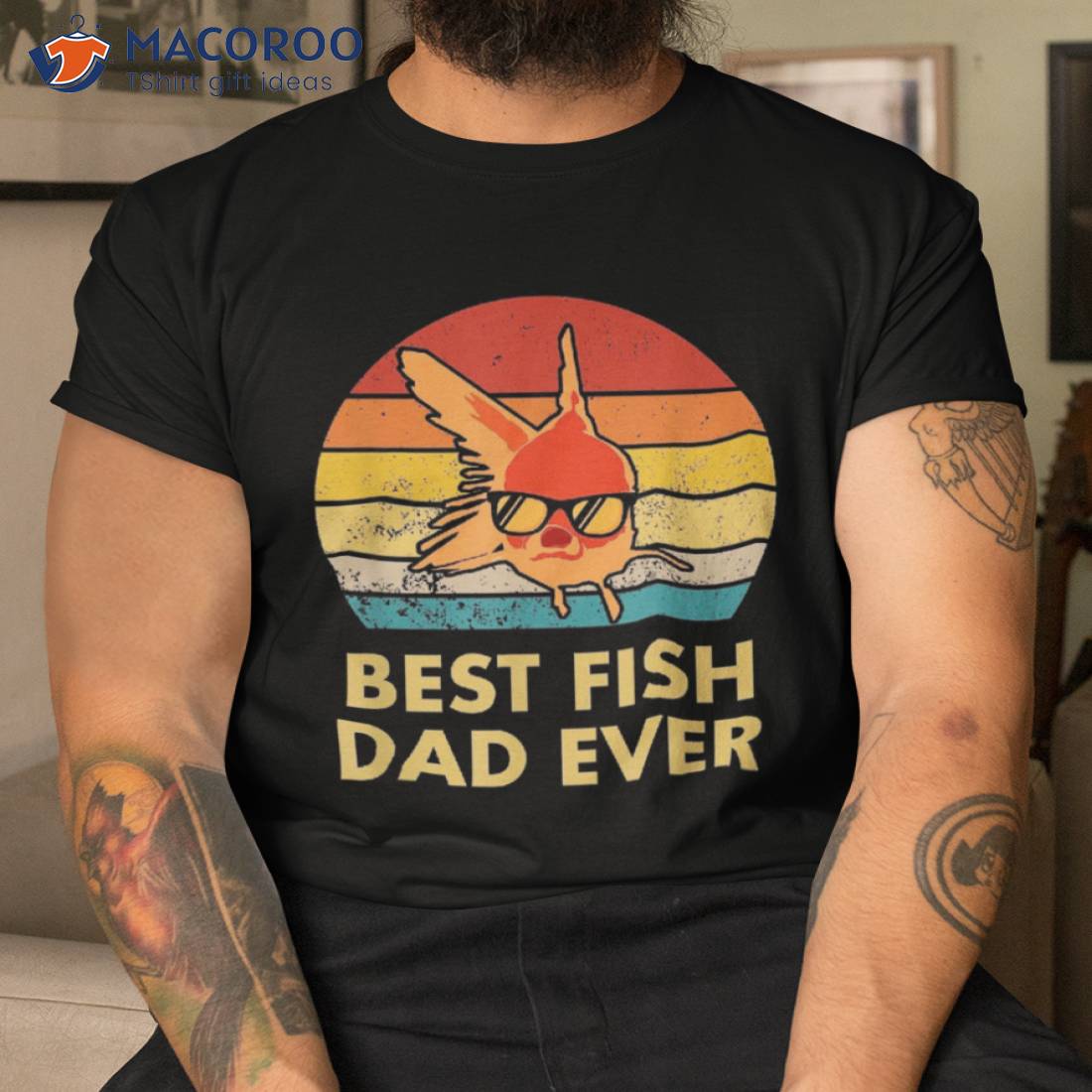 Best Fish Dad Ever Goldfish T Shirt For Keepers