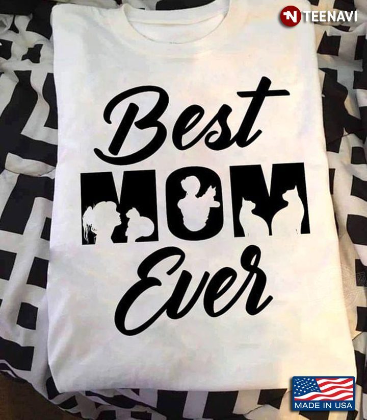 Best Mom Ever Woman with Cats for Cat LoverShirt
