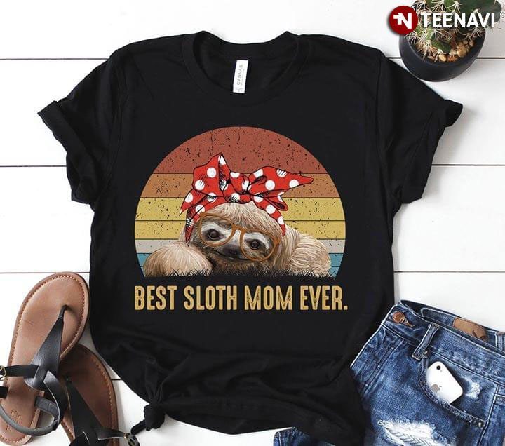 Best Sloth Mom Ever VintageShirt