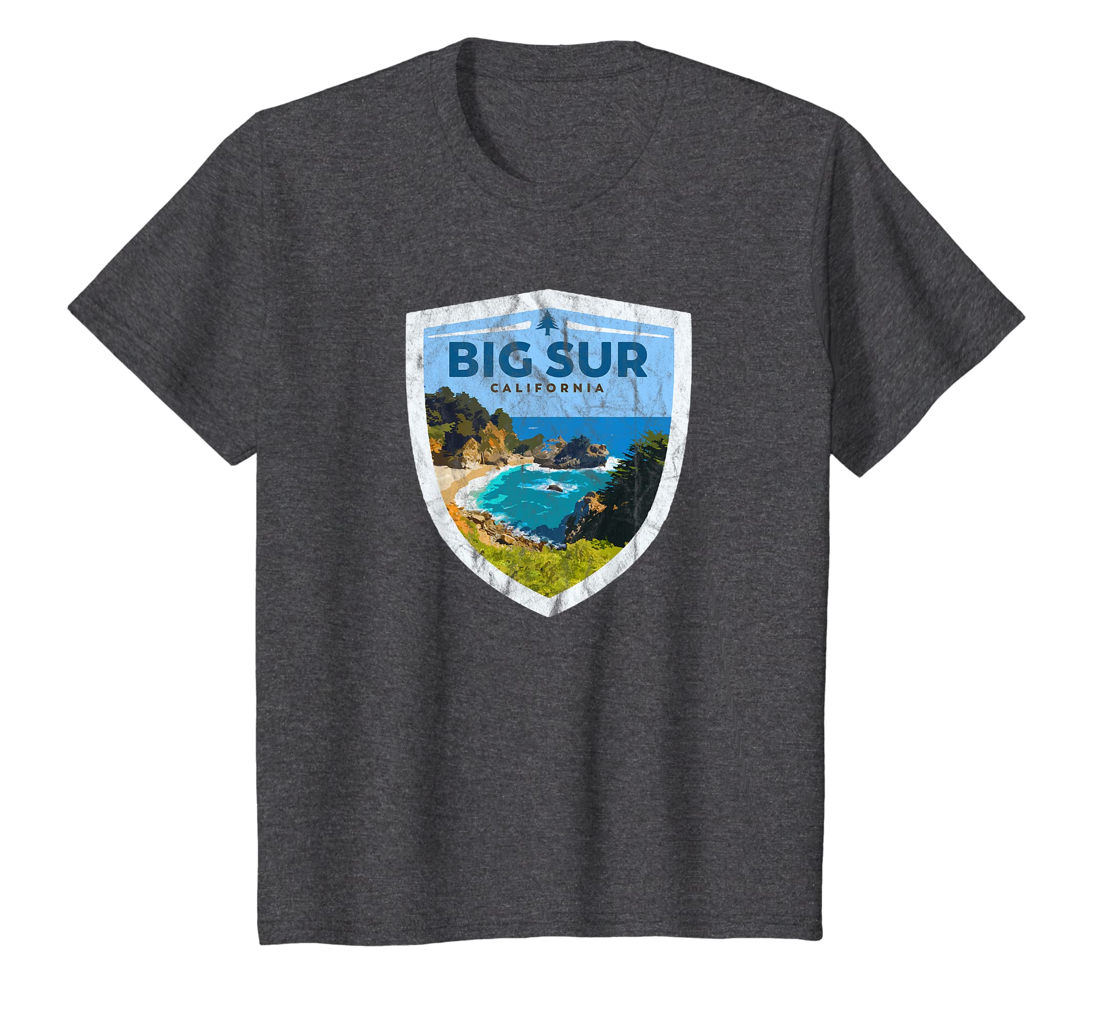 Big Sur - Northern California Vintage Logo T-Shirt Hoodies