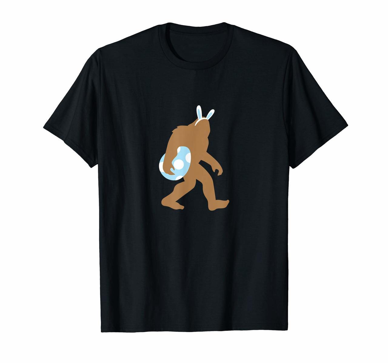 Bigfoot Easter Bunny Shirt Funny Cute Sasquatch Egg Gift Hoodies