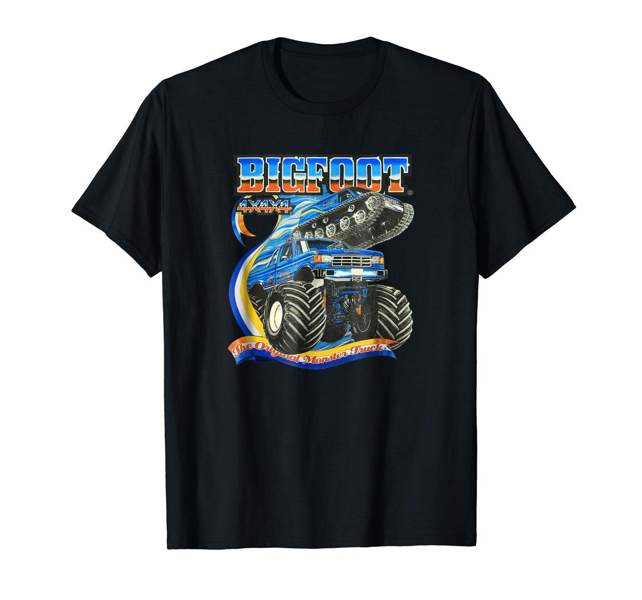 BIGFOOT Fastrax  80s BIGFOOT T-Shirt color options 1 Hoodies