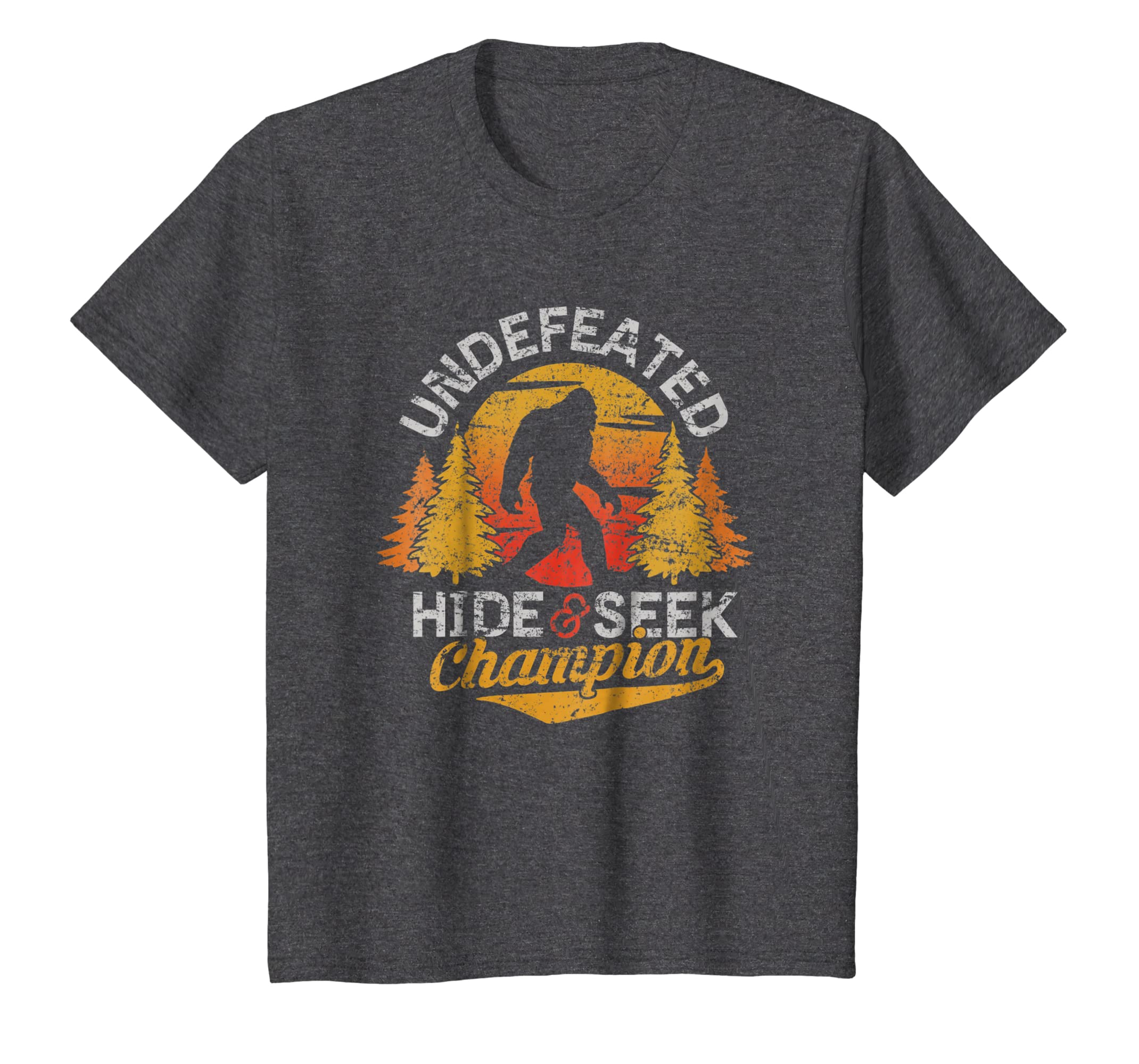 Bigfoot T-Shirt Undefeated Hide  Seek Sasquatch Yeti Gift news Hoodies