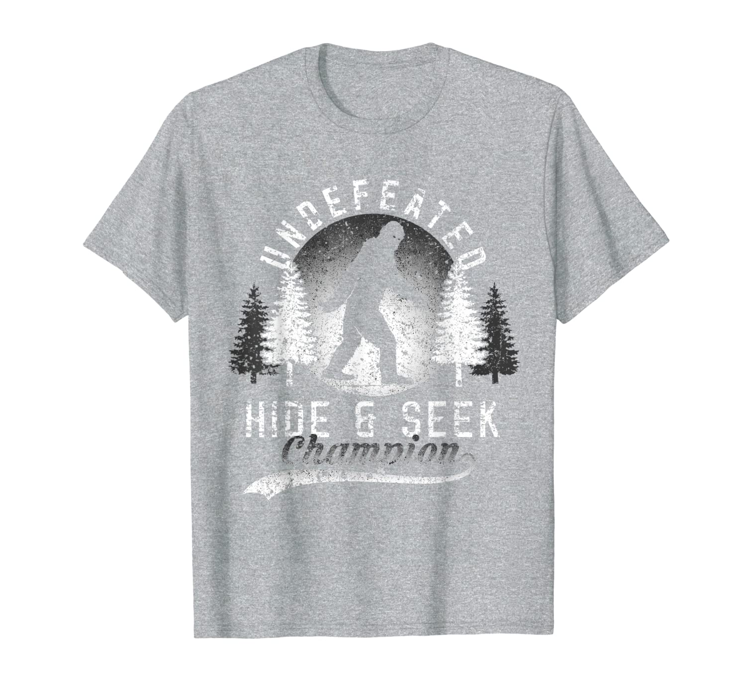 Bigfoot Vintage Retro Classic Funny Hide And Seek Champion T-Shirt Hoodies
