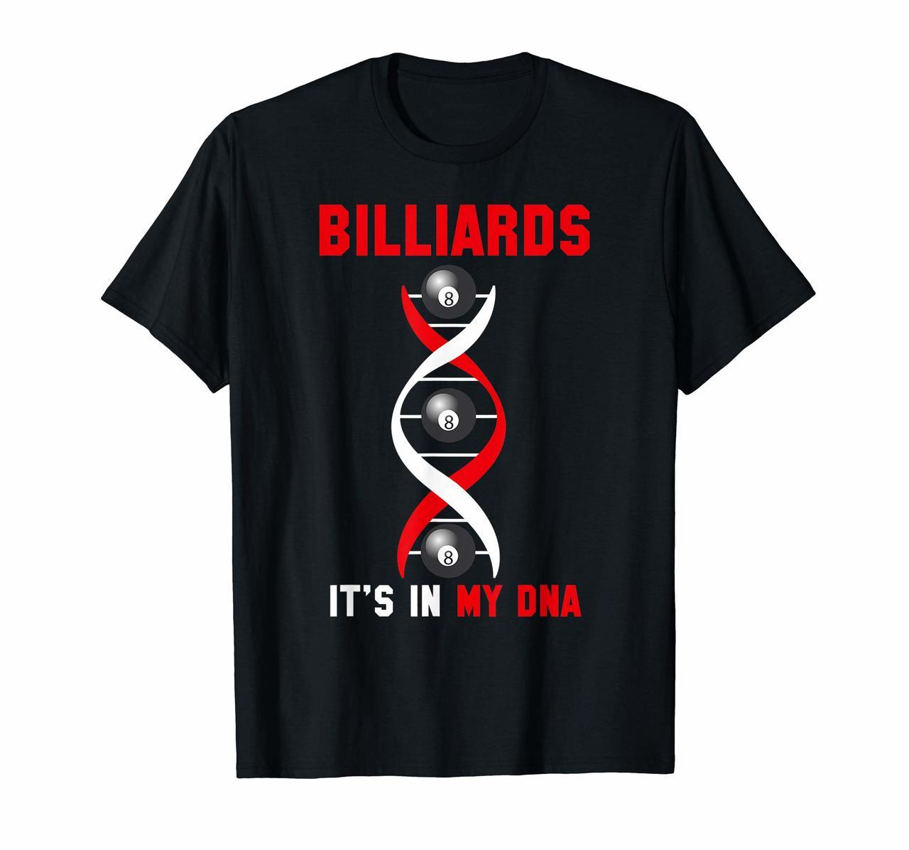 Billiards Its In My DNA Shirt Funny Fingerprint Game Player Hoodies