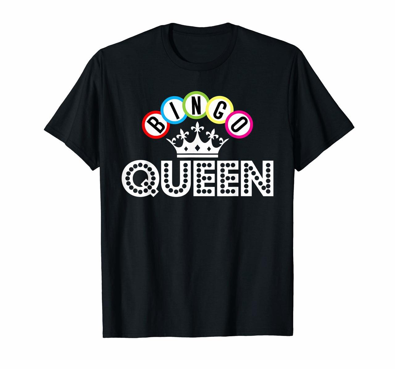 Bingo T-Shirt Bingo Queen Crown Tee Shirt Bingo Balls Gift Hoodies