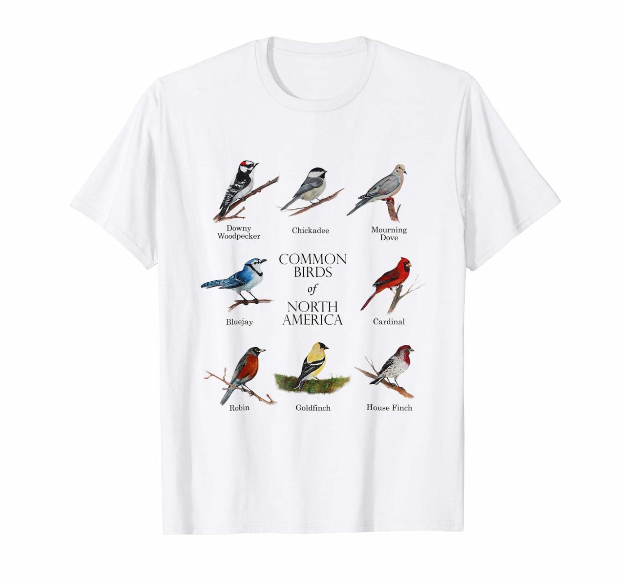 Birds of North America Bird Lover or Watcher T-shirt Hoodies