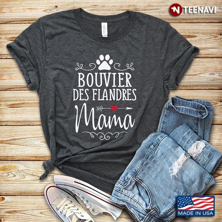 Bouvier Des Flandres Mama Dog Lover for Mother's DayShirt