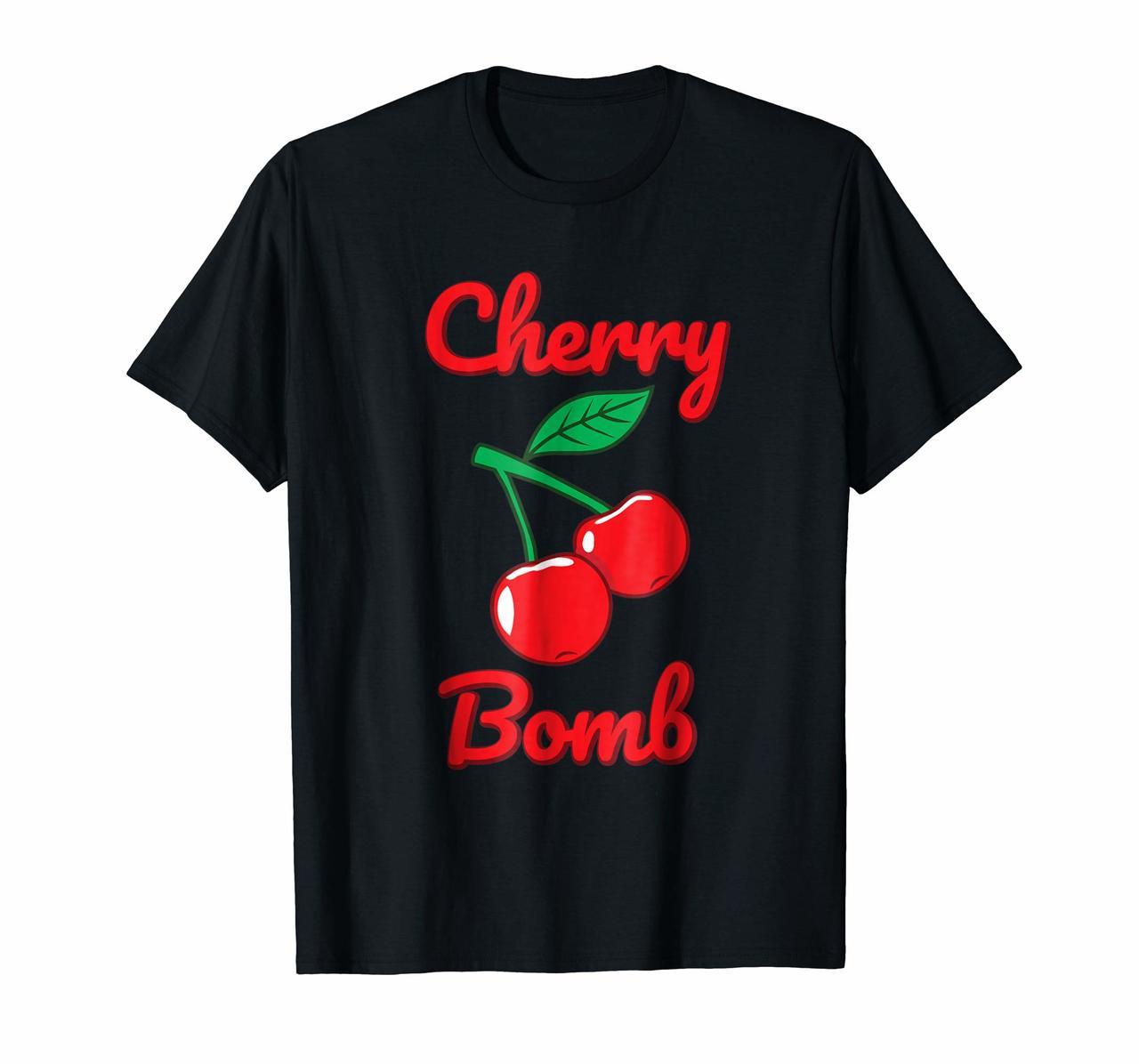 Cherry Bomb Retro Vintage Old Style T-Shirt Hoodies