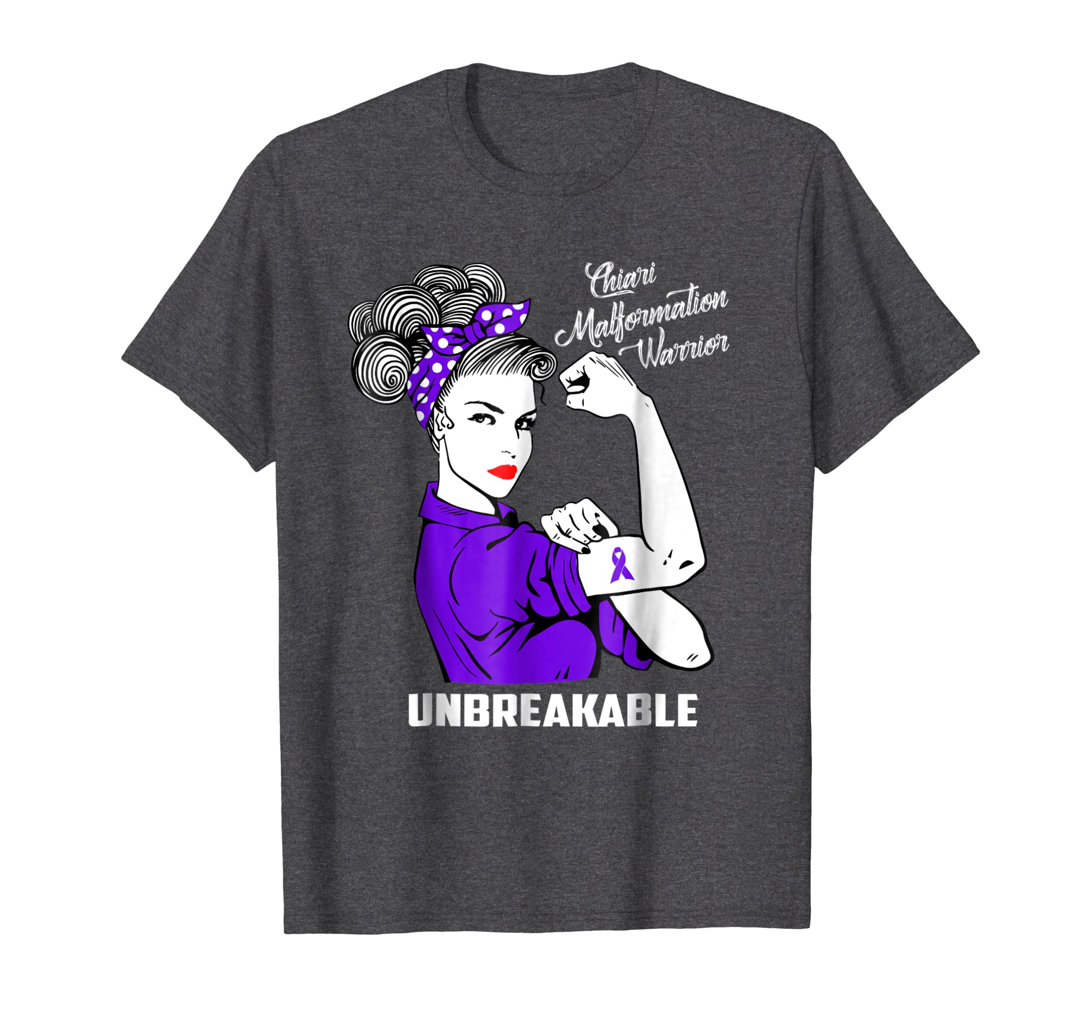 Chiari Malformation Warrior Unbreakable Shirt Awareness Gift Hoodies
