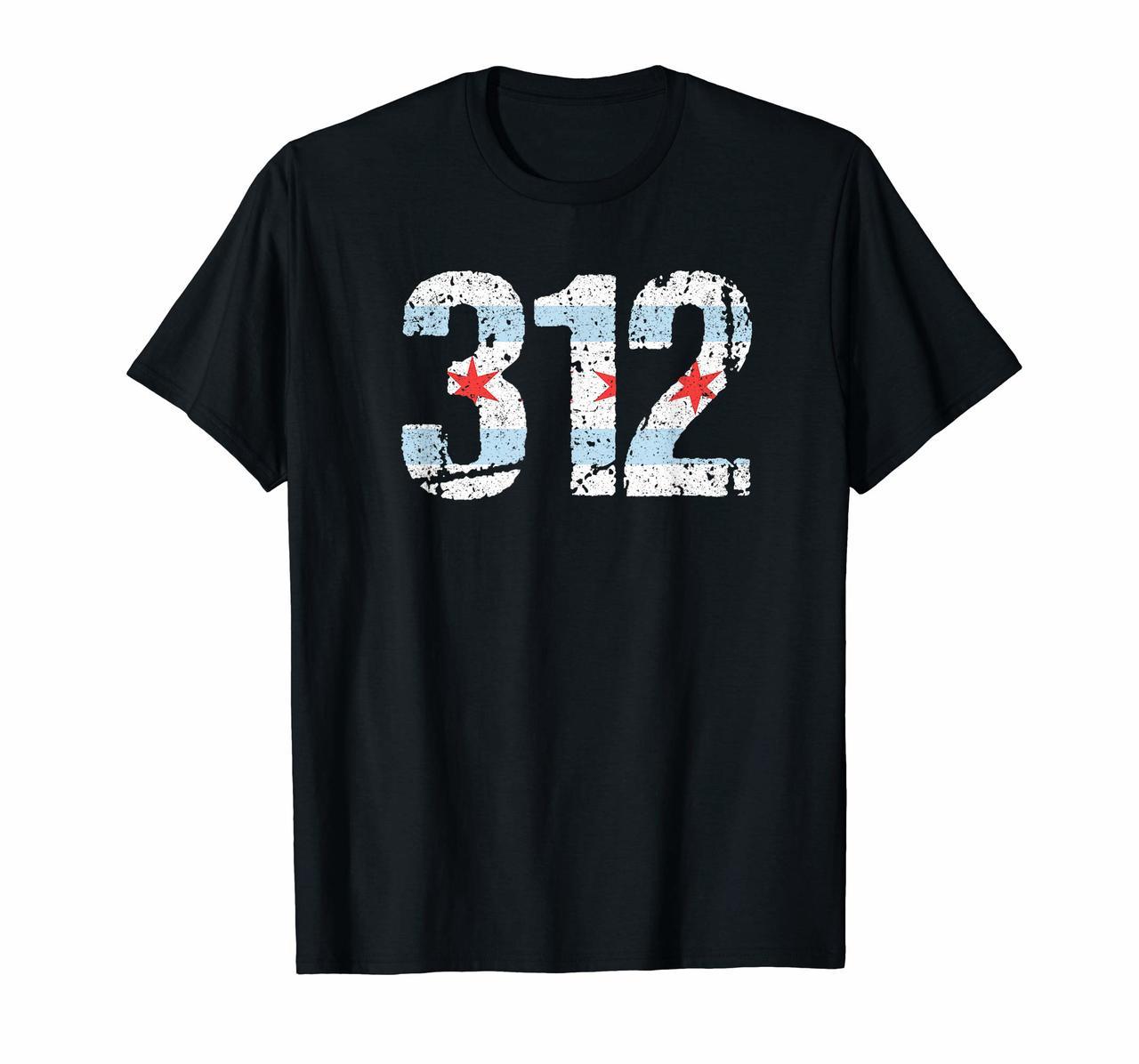 Chicago Shirt Chicago 312 Flag Area Code T Shirt City Pride Hoodies