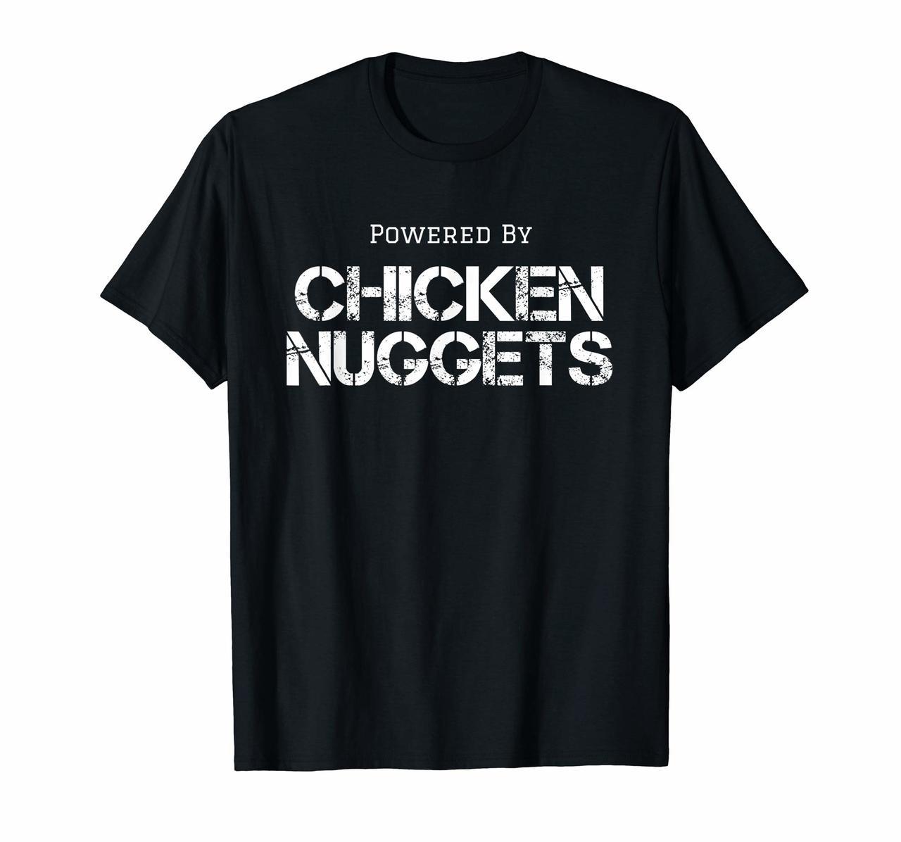 Chicken Nugget Shirt Powered By Chicken Nuggets Nug Lover Hoodies