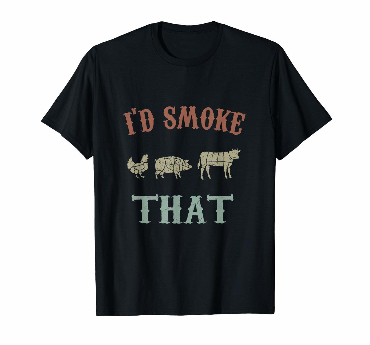 Chicken Pig Cow Id Smoke That T Shirt For Women Men Gift Hoodies