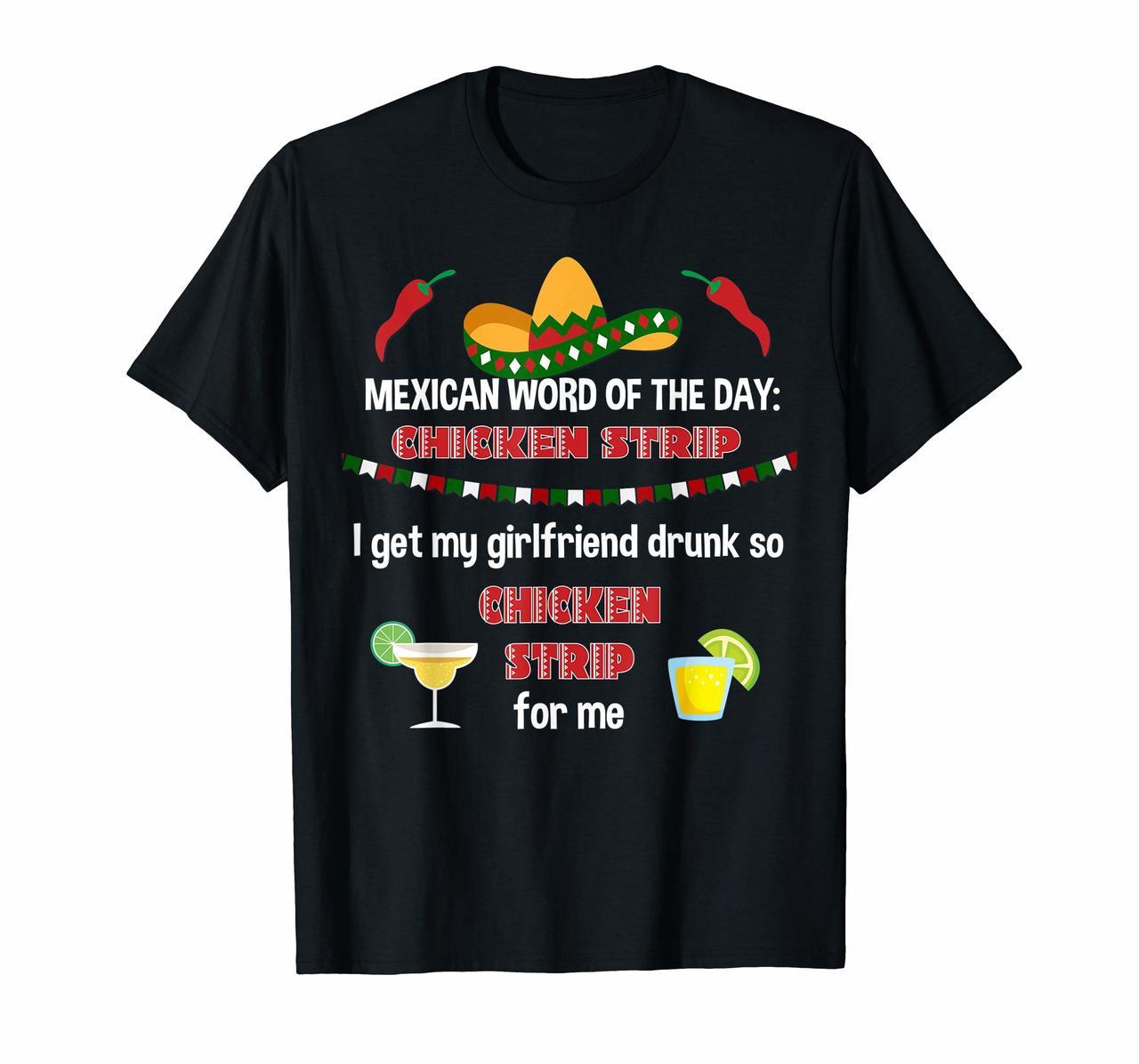 Chicken Strip GF Adult Humor Play On Words Drinking Shirt Hoodies