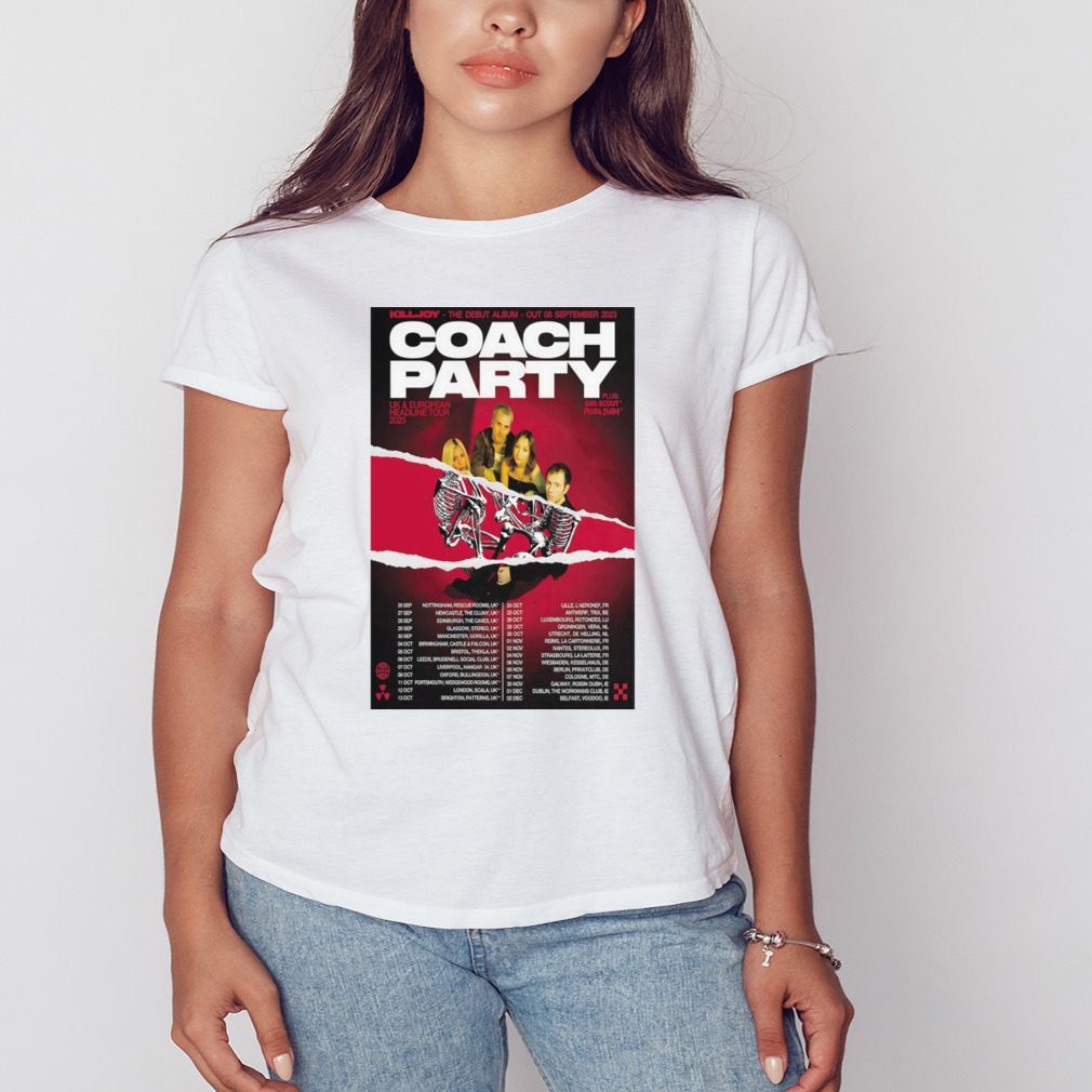 Coach Party Uk & EU Headline Tour 2023 Poster Shirt