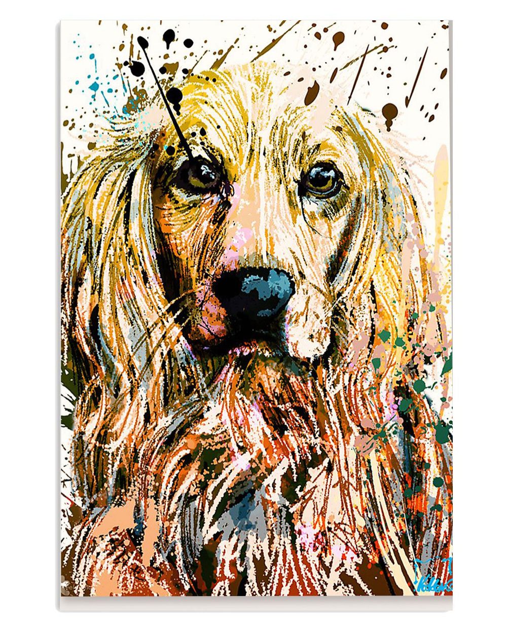 Cocker Spaniel Dog Watercolor Dog Painting Cocker Spaniel Puppies Lover Poster